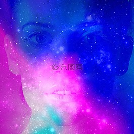 幻想,脸,空间