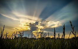 云,太陽,天空