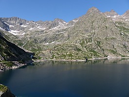 湖,水庫,山