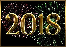 除夕,2018,新的一年的一天
