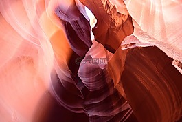 砂岩,羚羊峡谷,上部