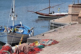 小船,海,捕魚