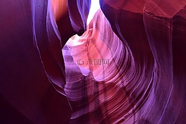 砂巖,羚羊峽谷,上部