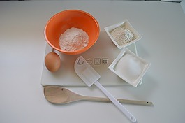 烘烤,面粉,餐具