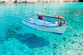 小船,海,水