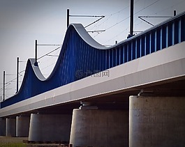 鐵路橋梁,架構,橋