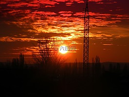 日落,天空,太陽(yáng)
