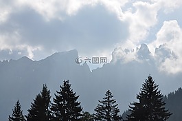 南蒂羅爾,山,假期