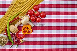 意大利面,番茄,食品
