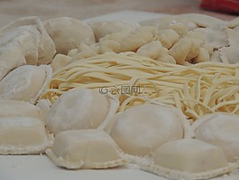 意大利面,面粉,食品