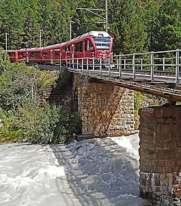 瑞士,貝爾鐵路,橋