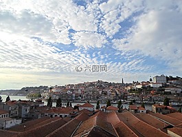 全景,城市,波爾圖