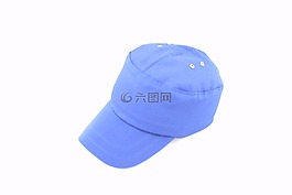 蓝色,工作,帽