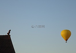 它的,熱氣球,它椰子