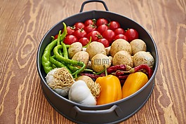 番茄,辣椒,洋蔥