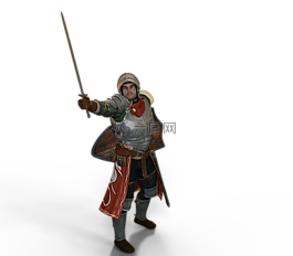 男子,騎士,劍