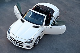 車,梅賽德斯,slk