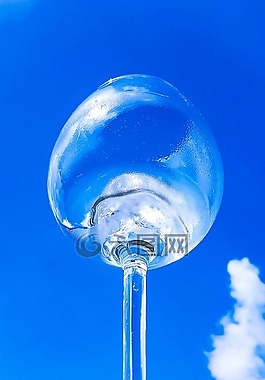 玻璃,夏季,喝