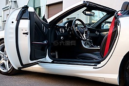 車,梅賽德斯,slk