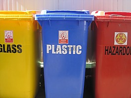 廢物回收箱,3 垃圾分類回收箱,黃色