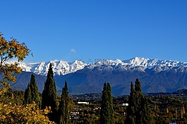 阿布哈兹,山,雪