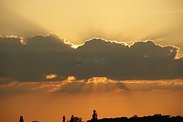 太陽,云,天空