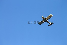 天空,藍(lán)色,飛機(jī)