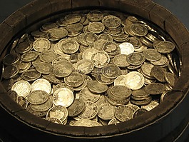 錢,硬幣,黃金