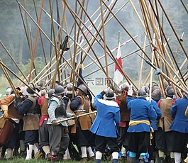 長矛手,roundheads,戰爭