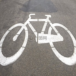 周期軌道,標牌,自行車
