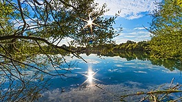 sonnenstern宾馆,湖,镜像