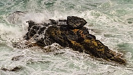 石,海,波