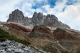 山,白色喇叭,bletterbach