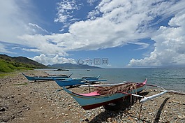 海滩,景观,砂