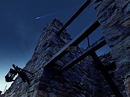 夜,廢墟,塞爾維亞
