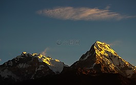 山,安納布爾納,尼泊爾