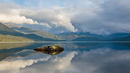 湖kaniere,新西蘭,湖