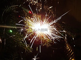 煙火,火花,光