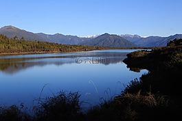 新西蘭,湖,山
