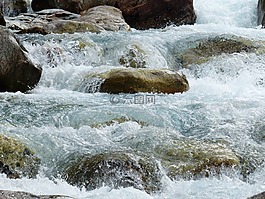 河,石,水
