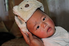 女孩,嬰兒,美