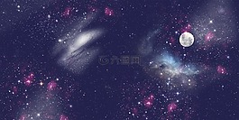 夜,天空,宇宙
