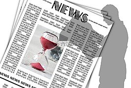 新聞,報(bào)紙,沙漏
