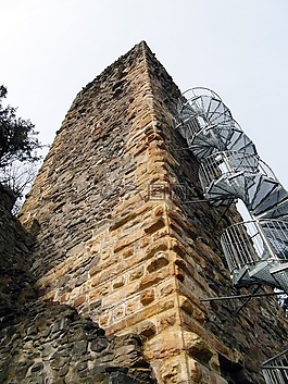 廢墟,塔,查看