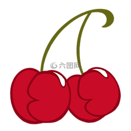 心,櫻桃,愛