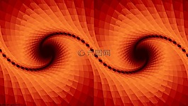 分形,橙,數(shù)字藝術(shù)