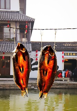 魚干,安昌,古鎮