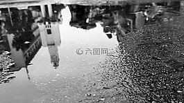 倒影,街道,中國