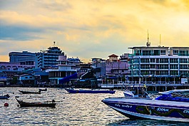 海,光,日落