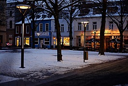 krefeld,城市,冬天
